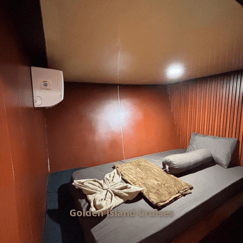 Private Cabin Down Deck Single Golden Island Cruises Lombok to Komodo Island